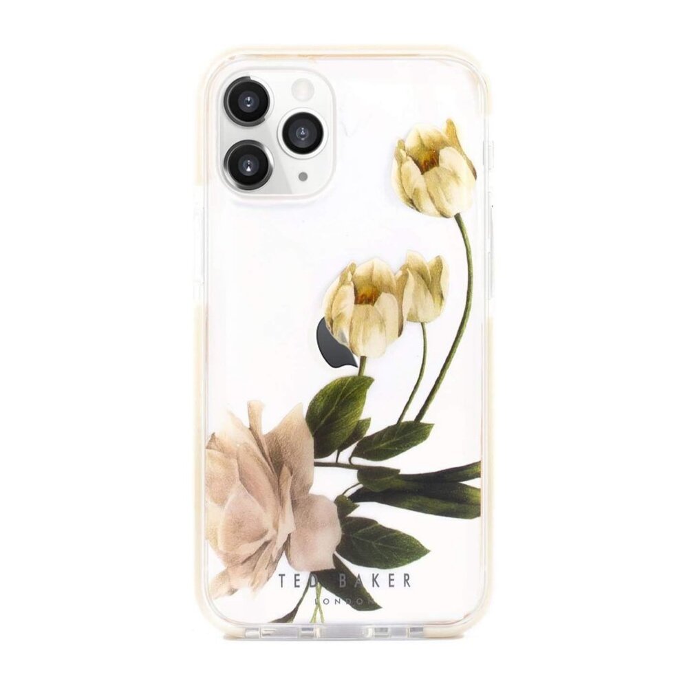 Ted Baker Anti Shock Case Elderflower Heavy Duty Cover for iPhone 12 Pro